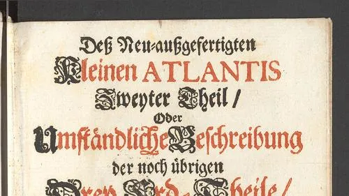 Neu-aussgefertigter Kleiner Atlas, In Zweyen Theilen