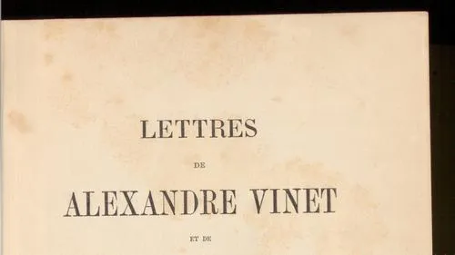 Lettres de Alexandre Vinet et de quelques-uns de ses correspondants