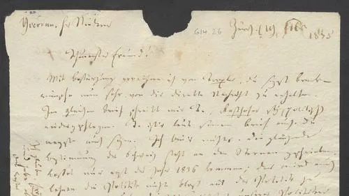 Brief von Hans Georg Nägeli an Johannes Niederer