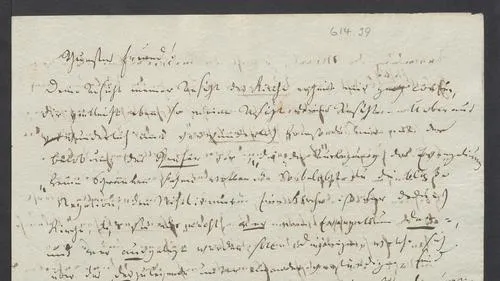 Brief von Hans Georg Nägeli an Johannes Niederer