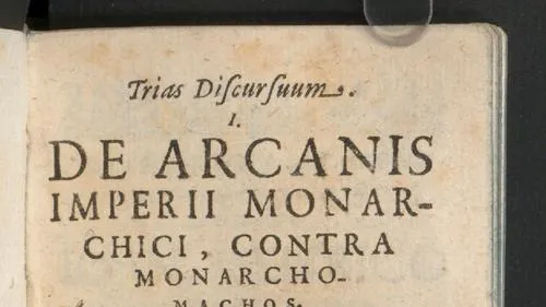 Trias Discursuum : I. De Arcanis Imperii Monarchici, Contra Monarchomachos. II. Monita Politica Ad Avream Bvllam Caroli IV. Imp. III. Analysis Pacis Religionis