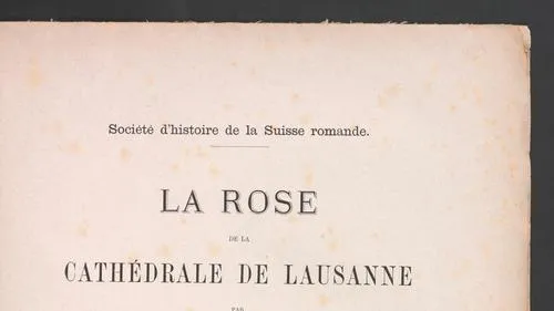 La  rose de la cathédrale de Lausanne