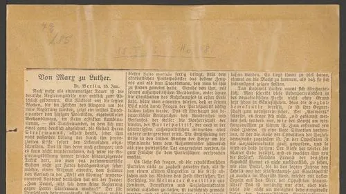 Artikel von 1925 / 1926