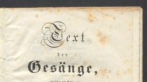 Text der Gesänge, welche an dem zürcherischen Cantonal-Sängerfest den 5. Oktober 1835 in der Kirche zum Fraumünster aufgeführt werden